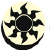white mana symbol